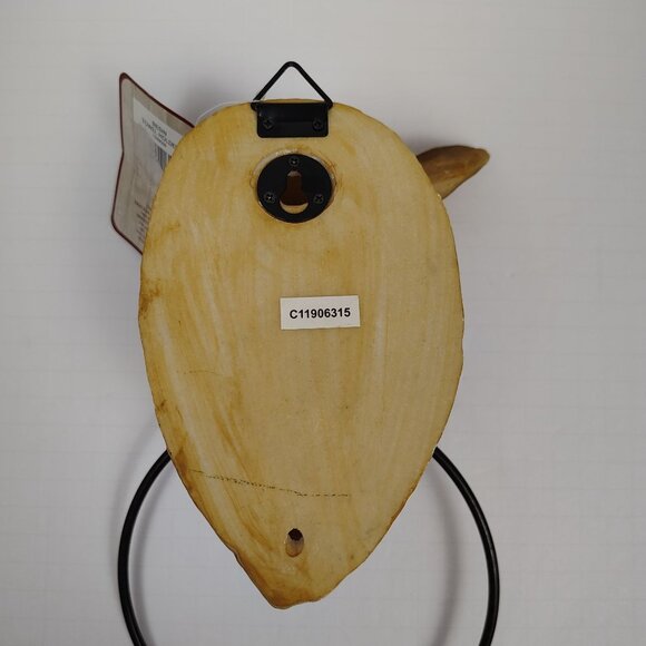 Red Shed Doe Deer Towel Ring Holder Rustic Hunting Cabin - Picture 10 of 12